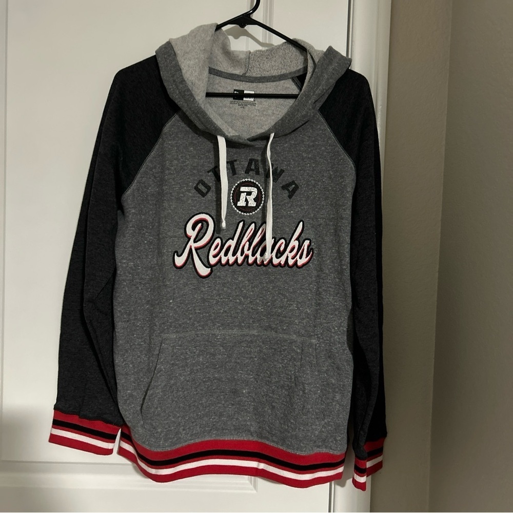 Ottawa Redblacks CFL Women’s Hooded Sweatshirt Size Large NWT New Era